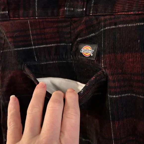 Dickies Alma Plaid Corduroy Pants men’s 36